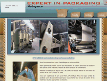 Tablet Screenshot of packaging-mada.com